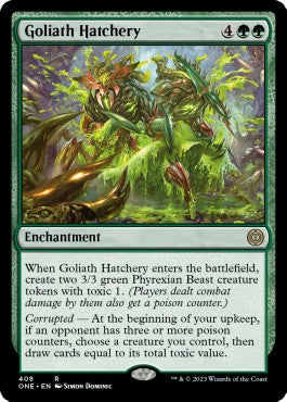 Goliath Hatchery (V.1) - Phyrexia: All Will Be One: Extras (Rare) [XONE-408]
