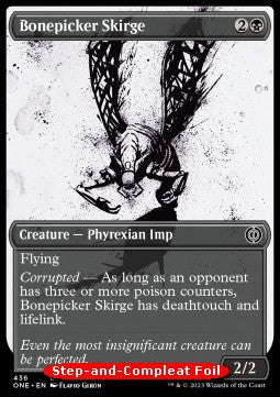 Bonepicker Skirge (V.2) - Phyrexia: All Will Be One: Extras (Common) [XONE-436]