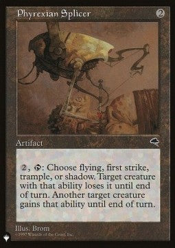 Phyrexian Splicer - The List (Uncommon) [ZNL-303]