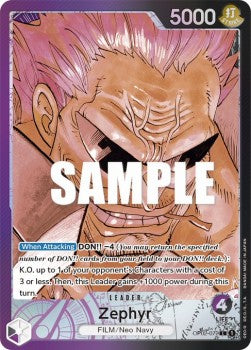 Zephyr (OP02-072) (V.2) - Paramount War (Alternate Art) [OP02-072]
