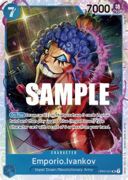 Emporio.Ivankov (OP02-051) (V.1) - Paramount War (Super Rare) [OP02-051]
