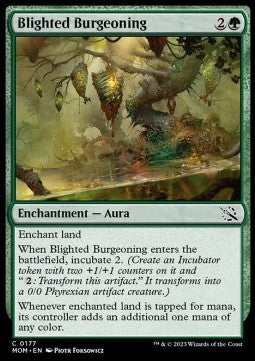 Blighted Burgeoning - March of the Machine (Common) [MOM-177]