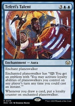 Teferi's Talent - Commander: March of the Machine (Rare) [MOC-74]