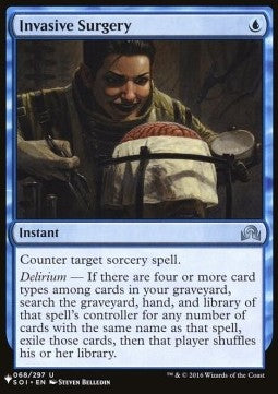 Invasive Surgery - The List (Uncommon) [ZNL-68]