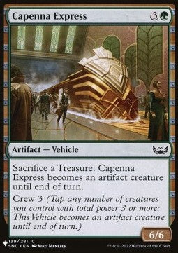 Capenna Express - The List (Common) [ZNL-139]