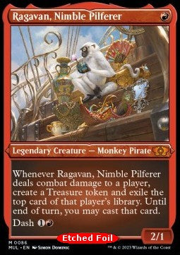 Ragavan, Nimble Pilferer (V.2) - Multiverse Legends (Mythic) [MUL-86]
