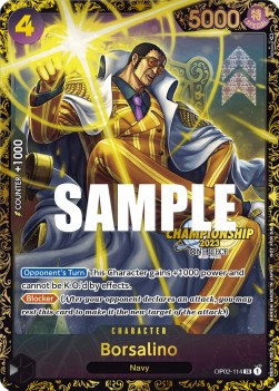 Borsalino (OP02-114) - Special Tournament Promos (Super Rare) [STP-OP02-114]