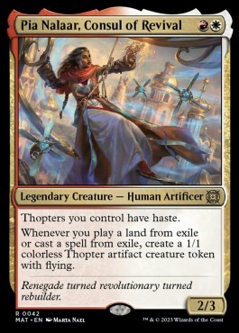 Pia Nalaar, Consul of Revival - March of the Machine: The Aftermath (Rare) [MAT-42]