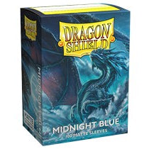 100 Dragon Shield Matte Sleeves - Midnight Blue