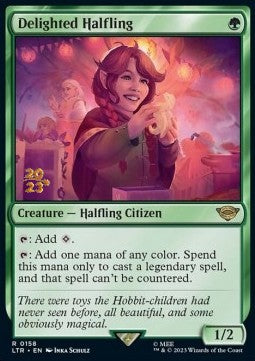 Delighted Halfling (V.1) - The Lord of the Rings: Tales of Middle-earth: Promos (Rare) [PLTR-158]