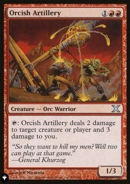 Orcish Artillery - The List (Uncommon) [ZNL-220]