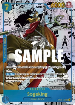 Sogeking (OP03-122) (V.3) - Pillars of Strength (Manga Rare) [OP03-122]