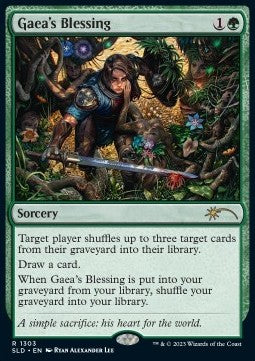 Gaea's Blessing - Secret Lair Drop Series: Summer Superdrop 2023 (Rare) [SLDSM3-1303]