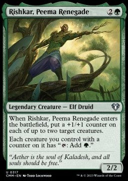 Rishkar, Peema Renegade - Commander Masters (Uncommon) [CMM-317]