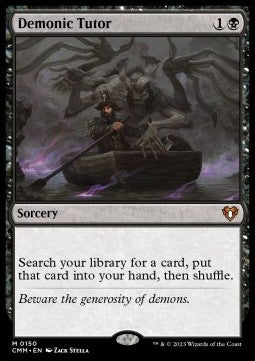 Demonic Tutor - Commander Masters (Mythic) [CMM-150]