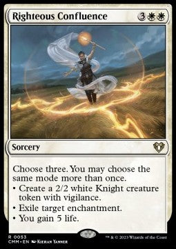 Righteous Confluence - Commander Masters (Rare) [CMM-53]