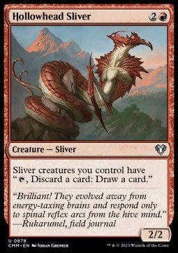 Hollowhead Sliver - Commander Masters: Extras (Uncommon) [XCMM-878]