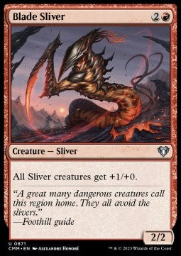 Blade Sliver - Commander Masters: Extras (Uncommon) [XCMM-871]