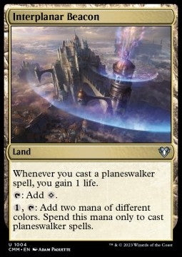 Interplanar Beacon - Commander Masters: Extras (Uncommon) [XCMM-1004]