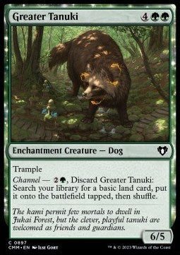 Greater Tanuki - Commander Masters: Extras (Common) [XCMM-897]