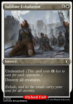 Sublime Exhalation - Commander Masters: Extras (Rare) [XCMM-475]