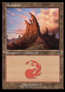 Mountain (V.3) - Commander Masters: Extras (Land) [XCMM-448]