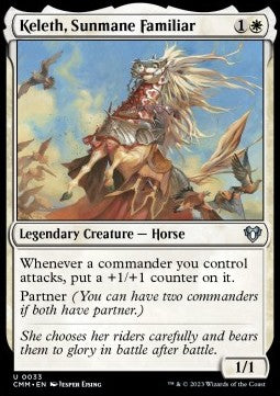 Keleth, Sunmane Familiar - Commander Masters (Uncommon) [CMM-33]