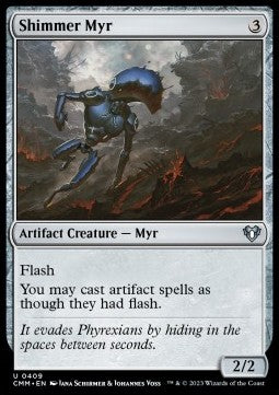 Shimmer Myr - Commander Masters (Uncommon) [CMM-409]