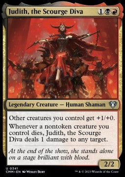 Judith, the Scourge Diva - Commander Masters (Uncommon) [CMM-341]
