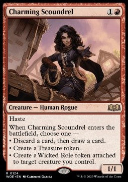Charming Scoundrel - Wilds of Eldraine (Rare) [WOE-124]