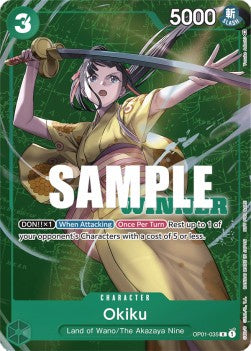 Okiku (OP01-035) (V.2) - Unnumbered Promos (Rare) [UP-OP01-035]