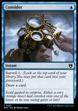Consider - Commander: Wilds of Eldraine (Common) [WOC-87]