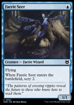 Faerie Seer - Commander: Wilds of Eldraine (Common) [WOC-92]