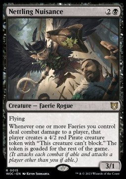 Nettling Nuisance - Commander: Wilds of Eldraine (Rare) [WOC-15]