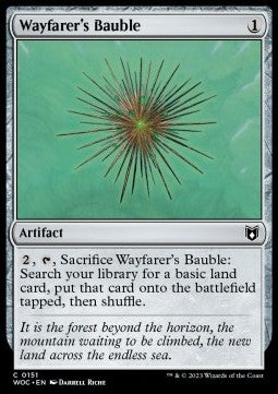 Wayfarer's Bauble - Commander: Wilds of Eldraine (Common) [WOC-151]