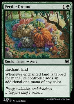 Fertile Ground - Commander: Wilds of Eldraine (Common) [WOC-126]