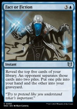 Fact or Fiction - Commander: Wilds of Eldraine (Uncommon) [WOC-90]