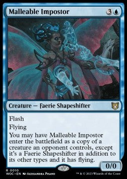 Malleable Impostor - Commander: Wilds of Eldraine (Rare) [WOC-10]