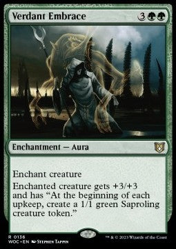 Verdant Embrace - Commander: Wilds of Eldraine (Rare) [WOC-136]