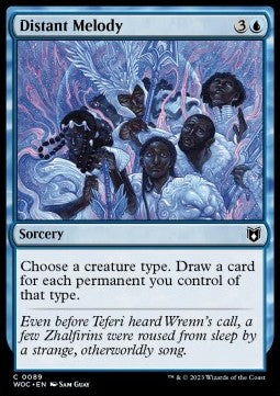 Distant Melody - Commander: Wilds of Eldraine (Common) [WOC-89]