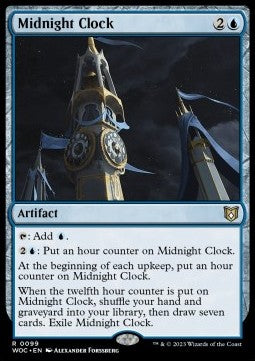 Midnight Clock - Commander: Wilds of Eldraine (Rare) [WOC-99]