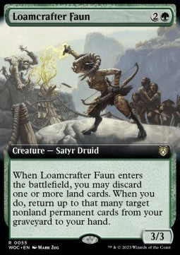 Loamcrafter Faun - Commander: Wilds of Eldraine: Extras (Rare) [XWOC-55]