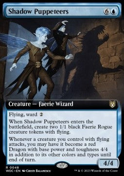 Shadow Puppeteers - Commander: Wilds of Eldraine: Extras (Rare) [XWOC-48]