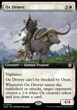 Ox Drover - Commander: Wilds of Eldraine: Extras (Rare) [XWOC-42]