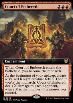 Court of Embereth - Commander: Wilds of Eldraine: Extras (Rare) [XWOC-32]