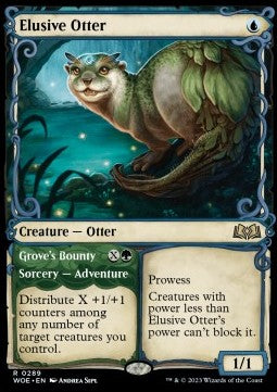 Elusive Otter // Grove's Bounty - Wilds of Eldraine: Extras (Rare) [XWOE-289]