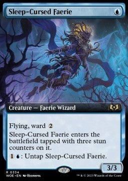 Sleep-Cursed Faerie - Wilds of Eldraine: Extras (Rare) [XWOE-334]