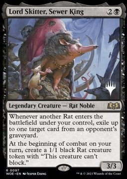 Lord Skitter, Sewer King (V.2) - Wilds of Eldraine: Promos (Rare) [PWOE-97]