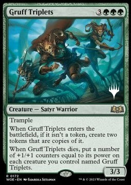 Gruff Triplets (V.2) - Wilds of Eldraine: Promos (Rare) [PWOE-172]
