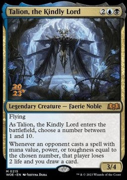Talion, the Kindly Lord (V.1) - Wilds of Eldraine: Promos (Mythic) [PWOE-215]